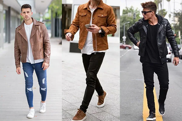 What Shoes to Wear With Leather Jacket