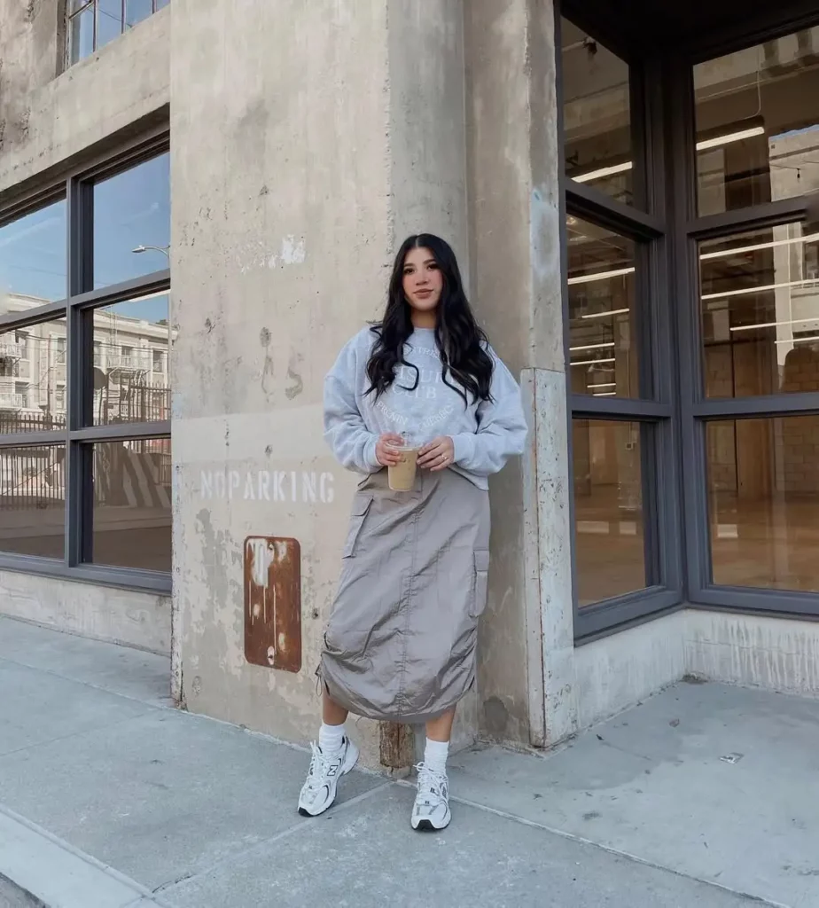 Utility Skirt + Chunky New Balance Vibes