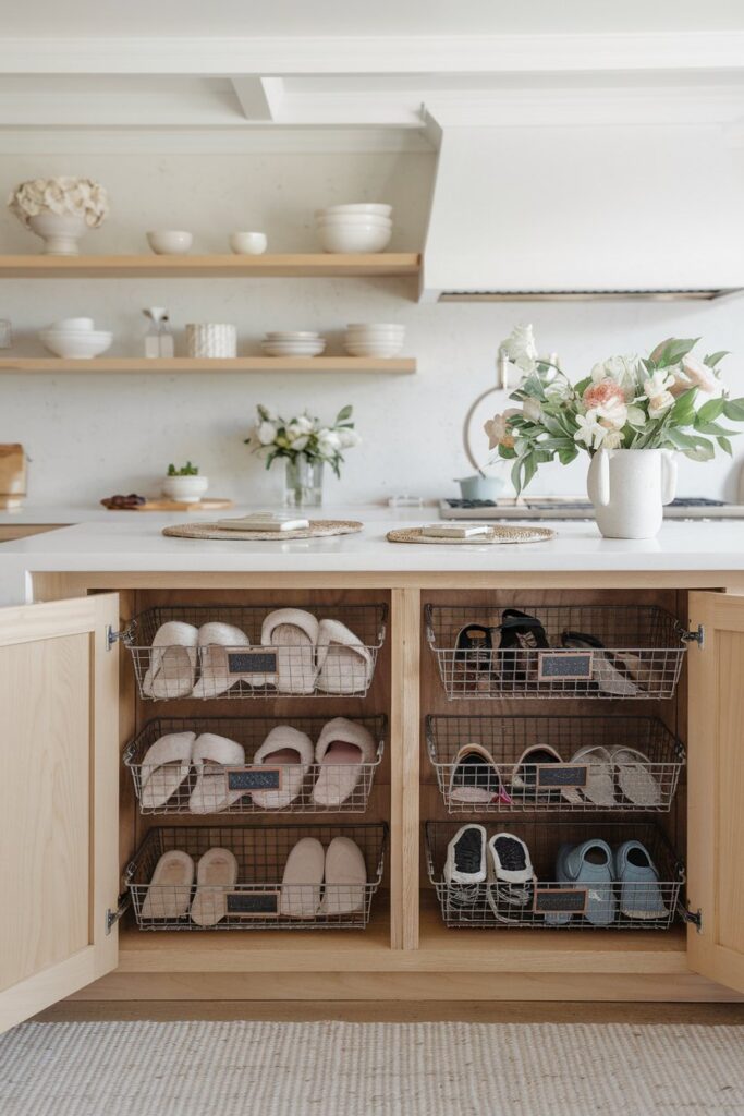 Under-Shelf Baskets shoe storage