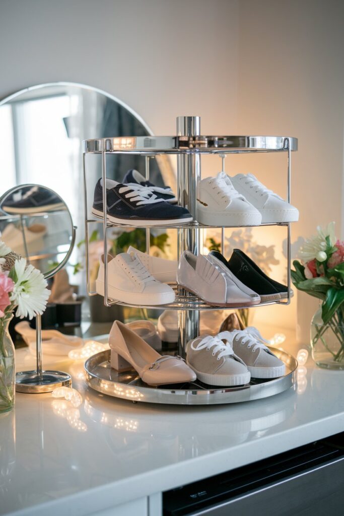 Rotating Shoe Carousel