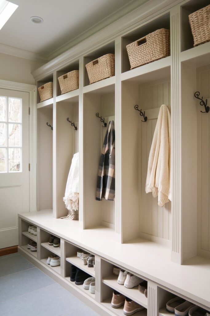 Built-In Mudroom Lockers