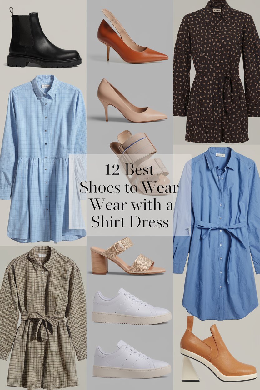 Best Shoes to Wear with a Shirt Dress