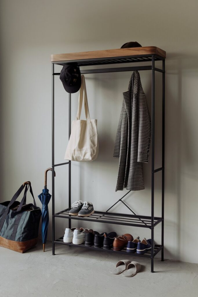 Freestanding Coat & Shoe Rack	