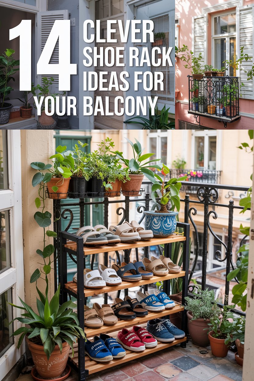 14 Clever Shoe Rack Ideas for Your Balcony (That Actually Look Good Too)