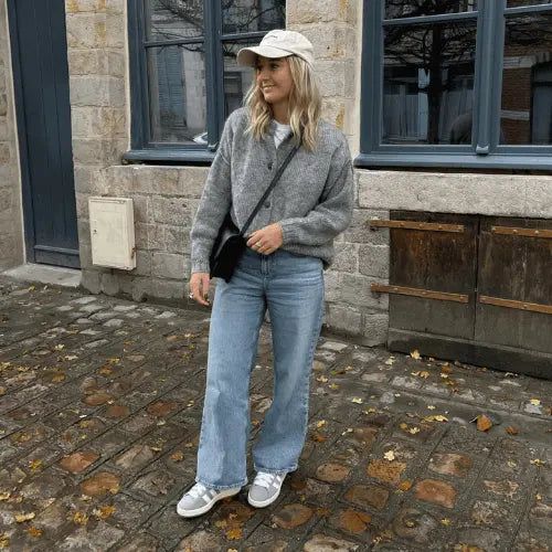 Easy Weekend Comfort with Adidas Campus 00s and Light Jeans