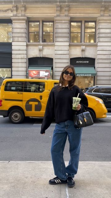 City-Stroll Ease with Relaxed Jeans & Superstars
