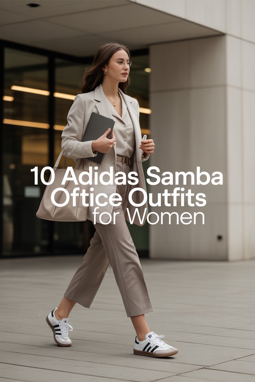 10 Adidas Samba Office Outfits for Women