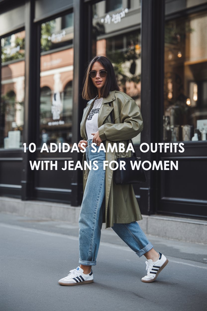 10 Adidas Samba Outfits with Jeans for Women
