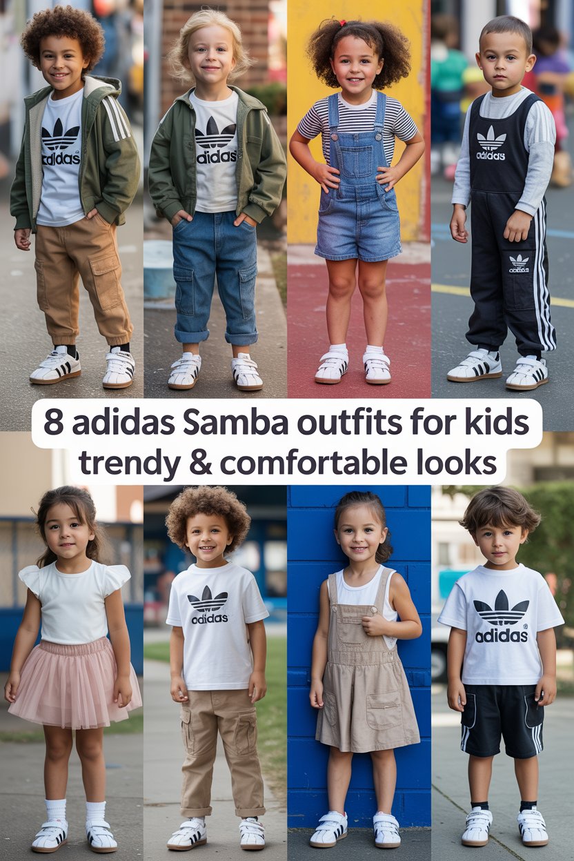 Adidas Samba Outfits for Kids