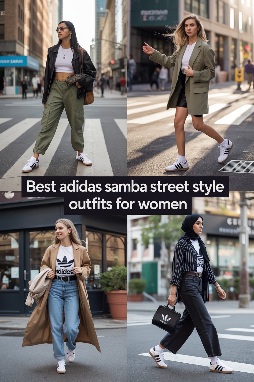 Best Adidas Samba Outfit Street Styles for Women