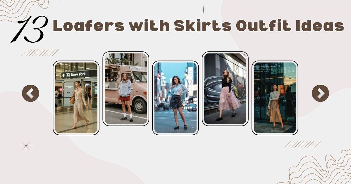 Loafers with Skirts Outfit Ideas
