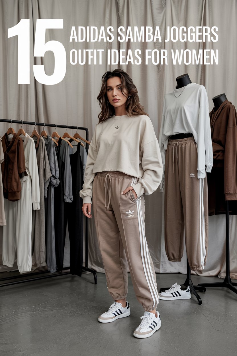 15 Adidas Samba Joggers Outfit Ideas for Women