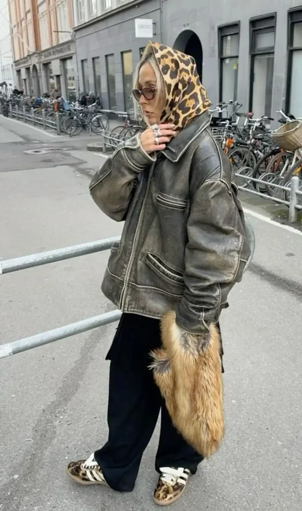 Street-Ready Edge with Leopard Sambas