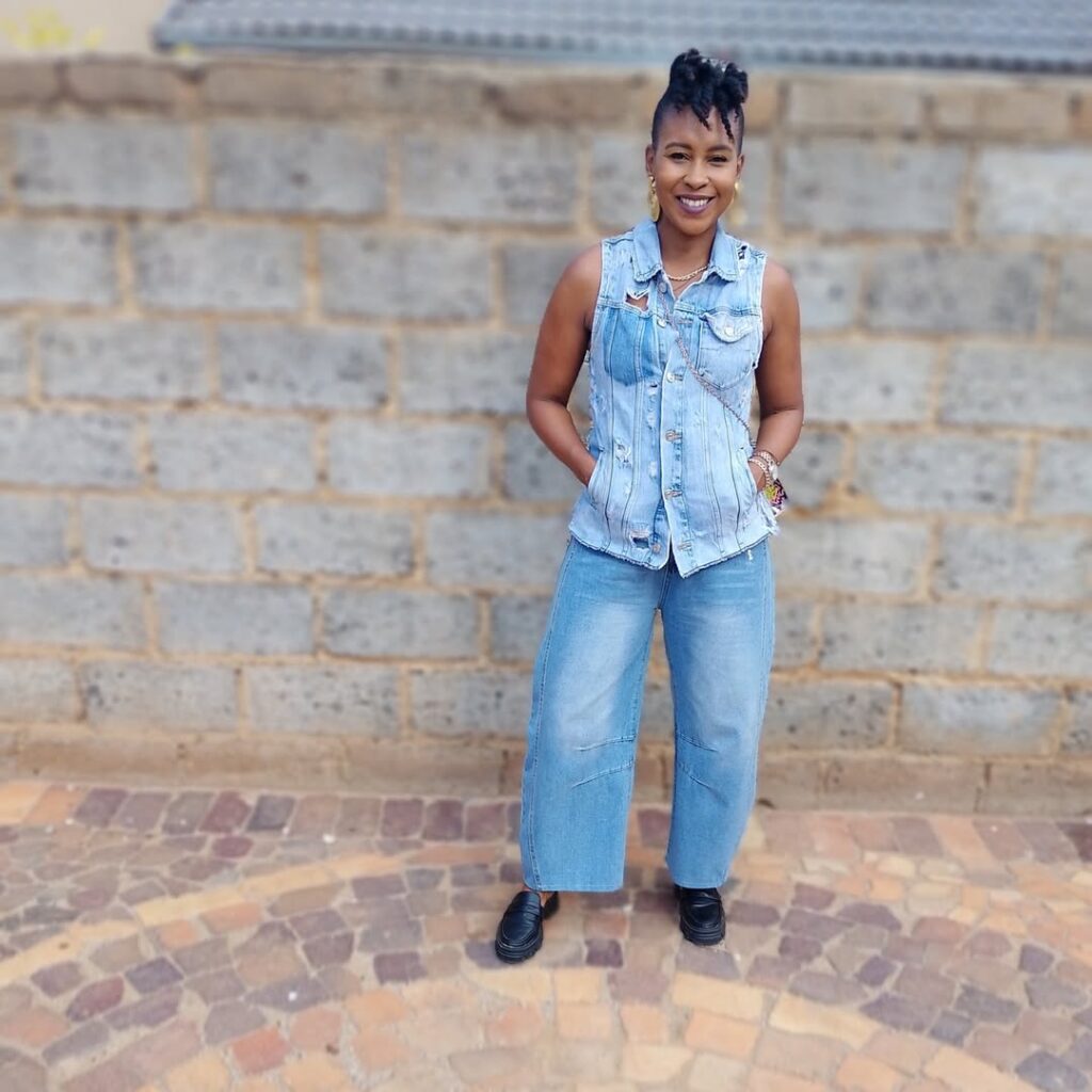 Barrel Leg Jeans and Loafers