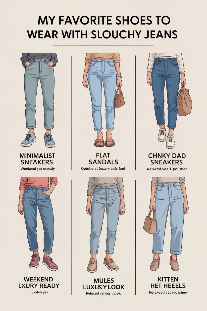 Shoes to Wear with Slouchy Jeans
