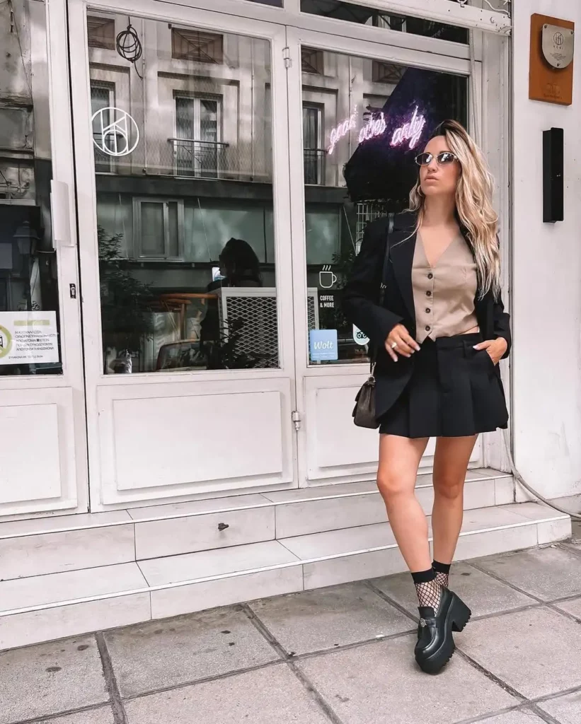 This look proves that officewear can be bold, edgy, and still boardroom-appropriate