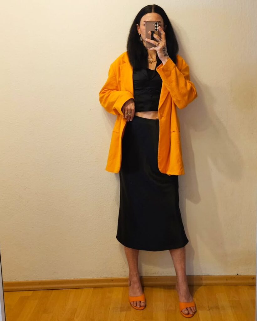 Lace Detail and Confidence in Cream