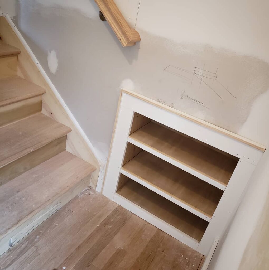 Under-Stair Wall Niche Cubby