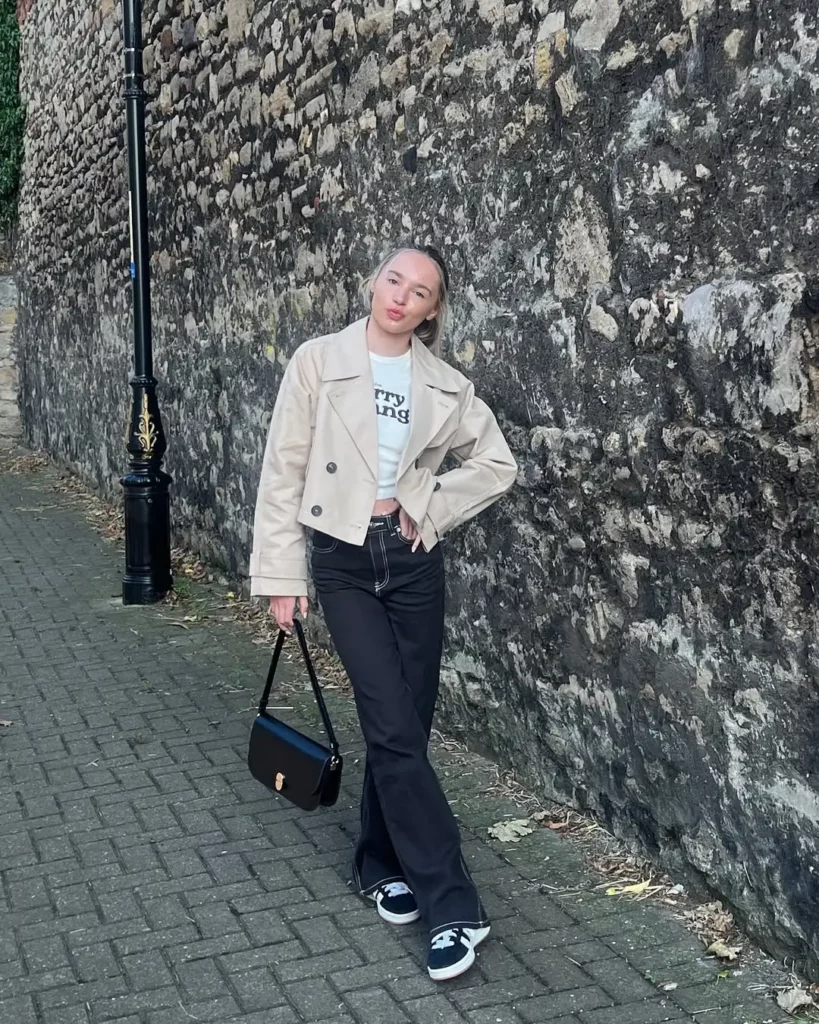 black Adidas Campus 00s tie in seamlessly