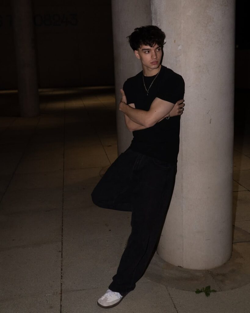 All-Black Energy with Samba Contrast