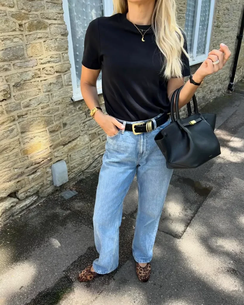 Chic Basics + Leopard Mary Janes