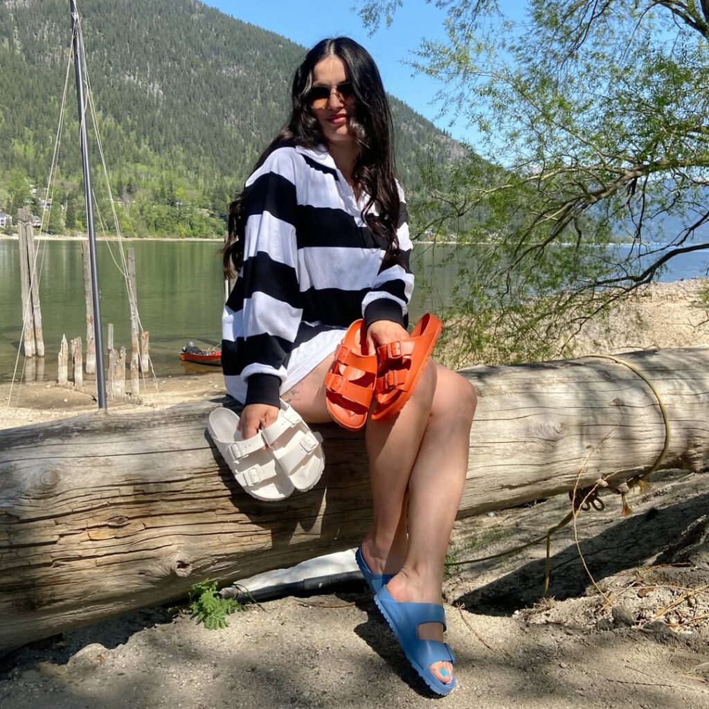 Striped Hoodie Bike Shorts