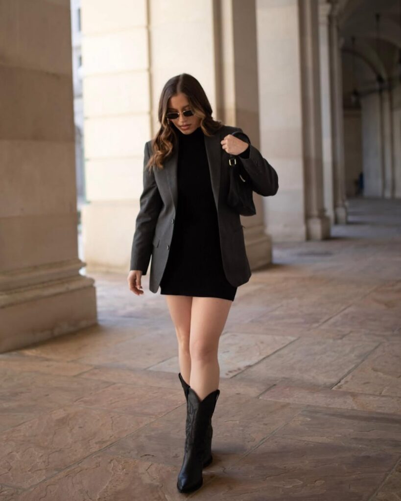 Blazer Elegance Meets Western Edge