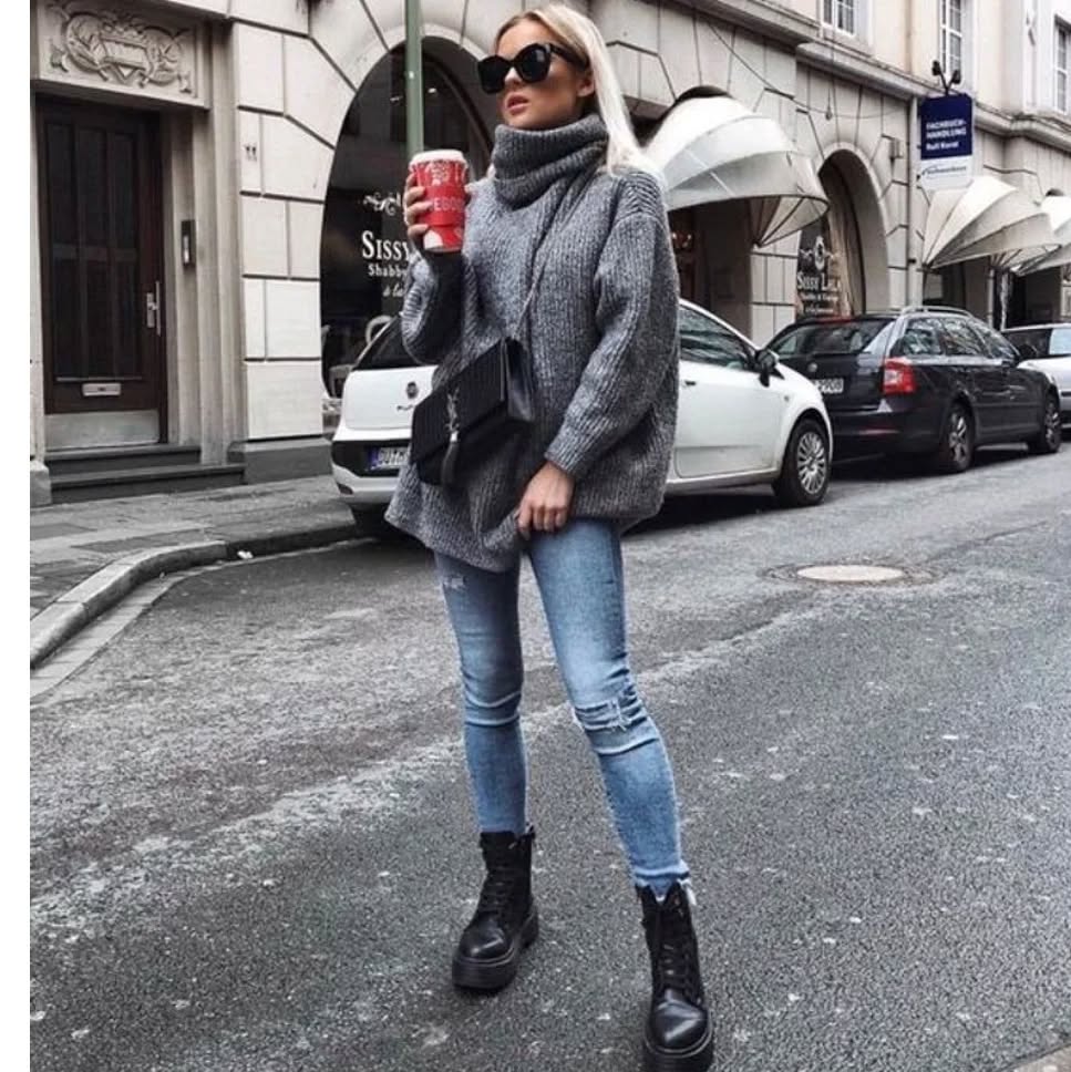 Street Style Comfort with Combat Boots