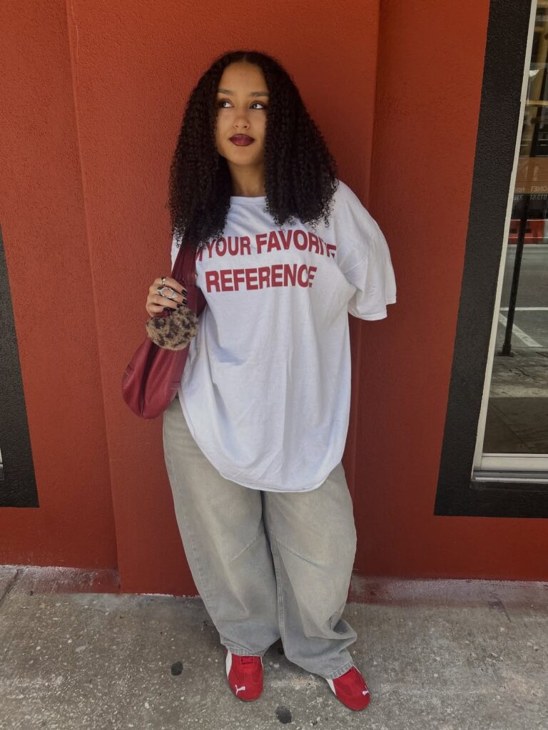 Oversized Cool with a Retro Edge