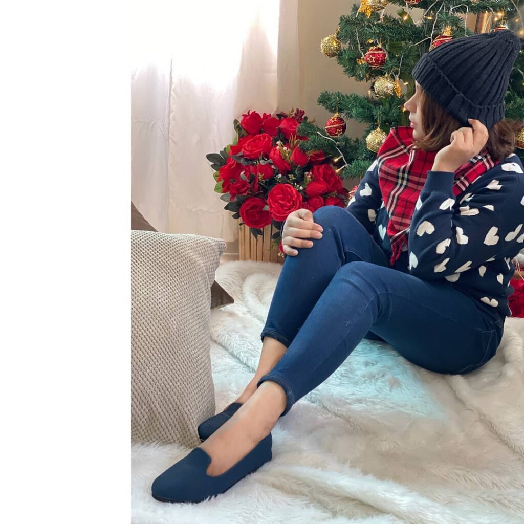 Cozy Christmas Morning Look with Loafers