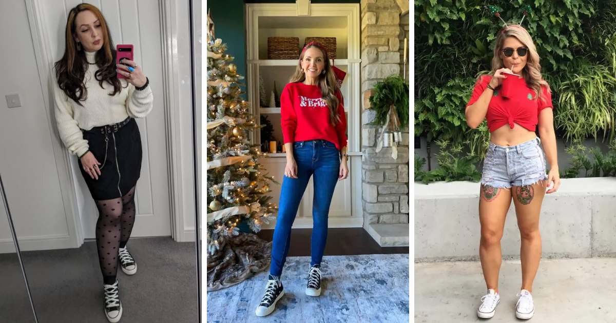 15 Converse Christmas Outfits: Festive, Fun & Comfortably Chic