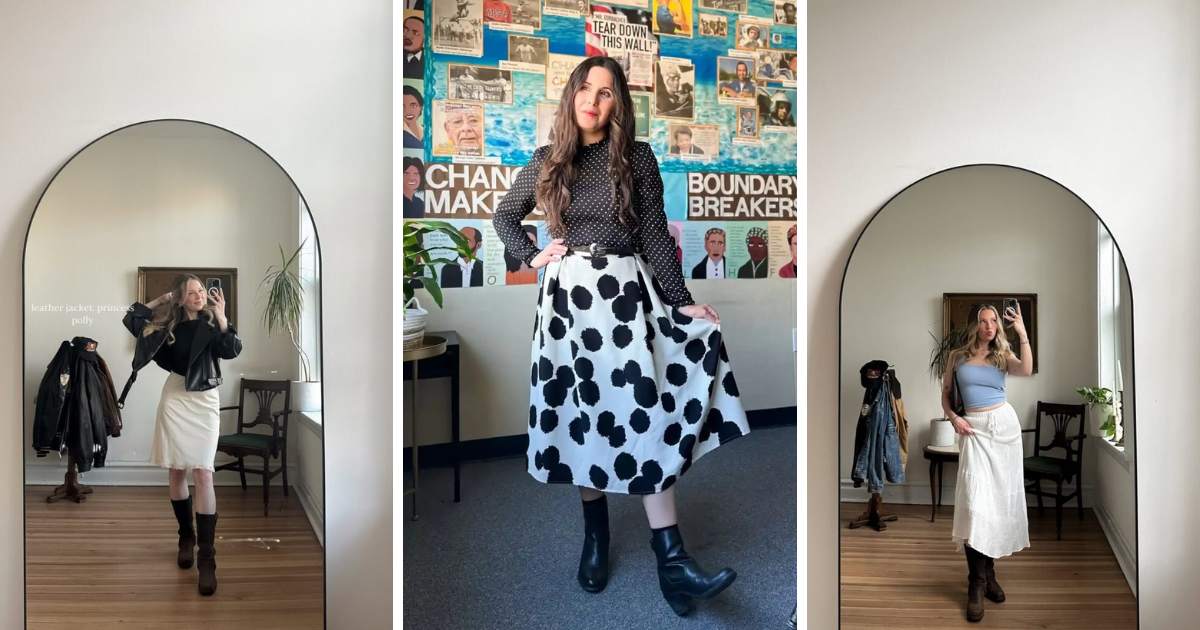 17 Frye Boots and Skirt Outfit Ideas: Feminine, Fearless & Effortlessly Chic