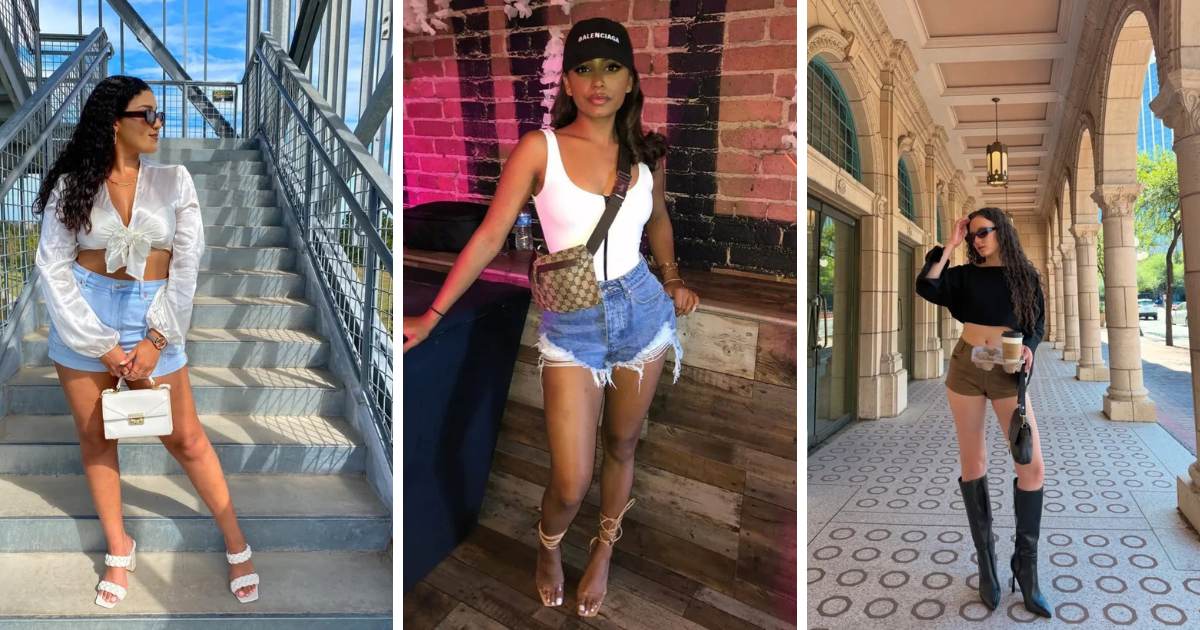 High Heels with Shorts Outfits