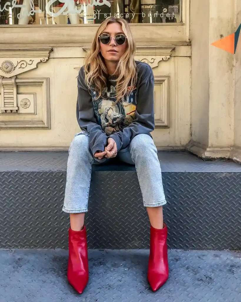 Urban Edge with Red Boots