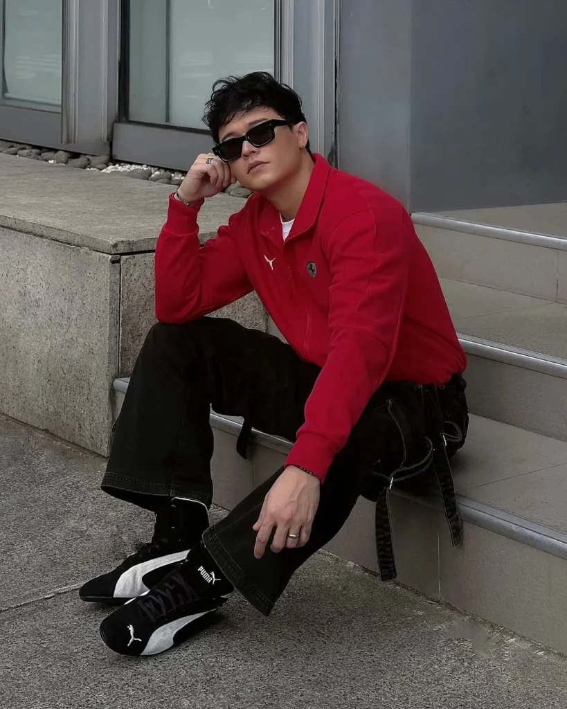 Trackside Cool in Red & Black