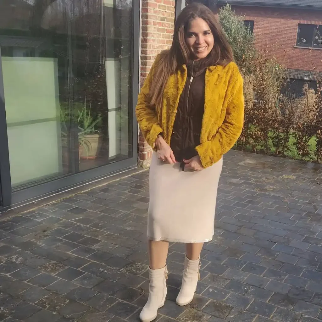 Warm Neutrals with a Pop of Yellow