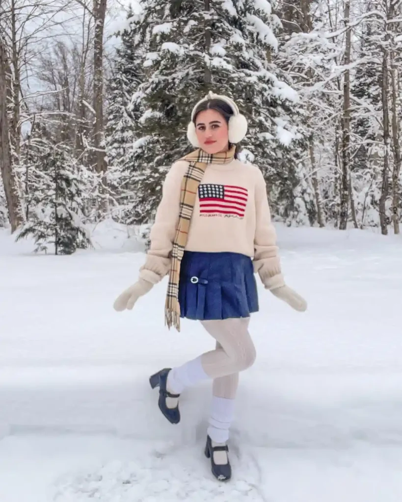 Snow Day Preppy Charm