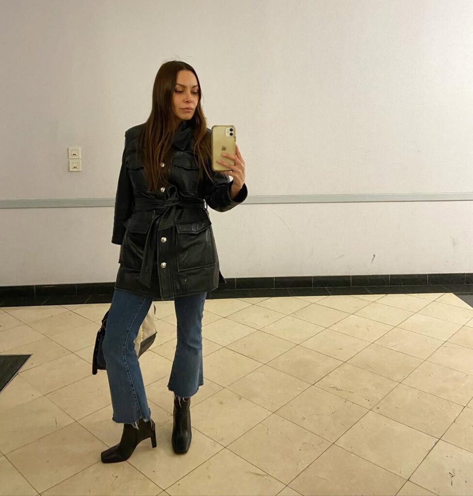 Modern Edge with Black Leather and Boots