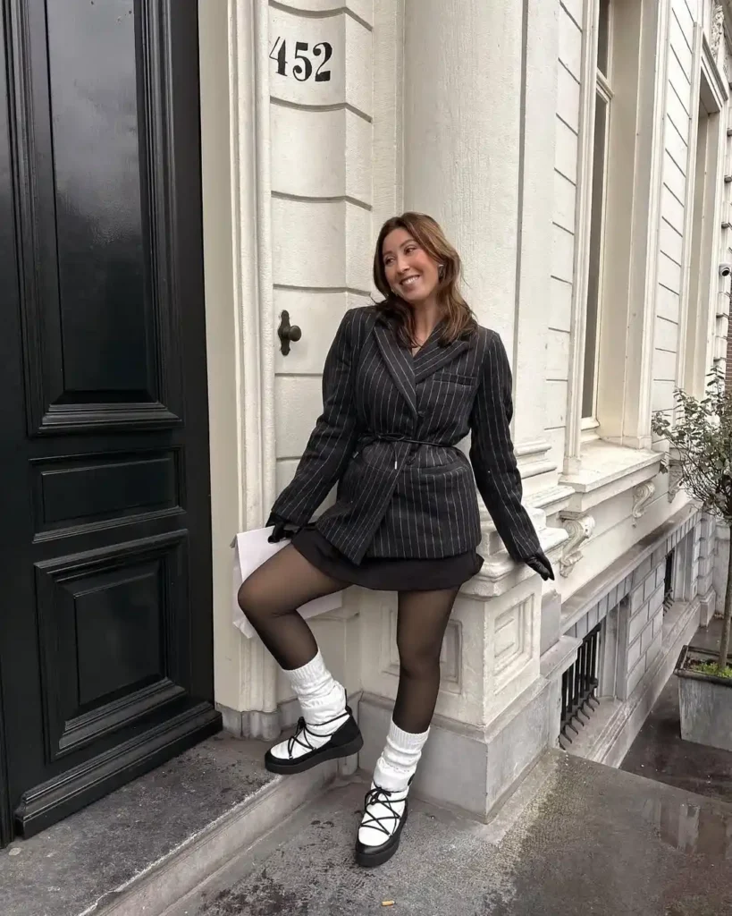 Pinstripe Winter Charm