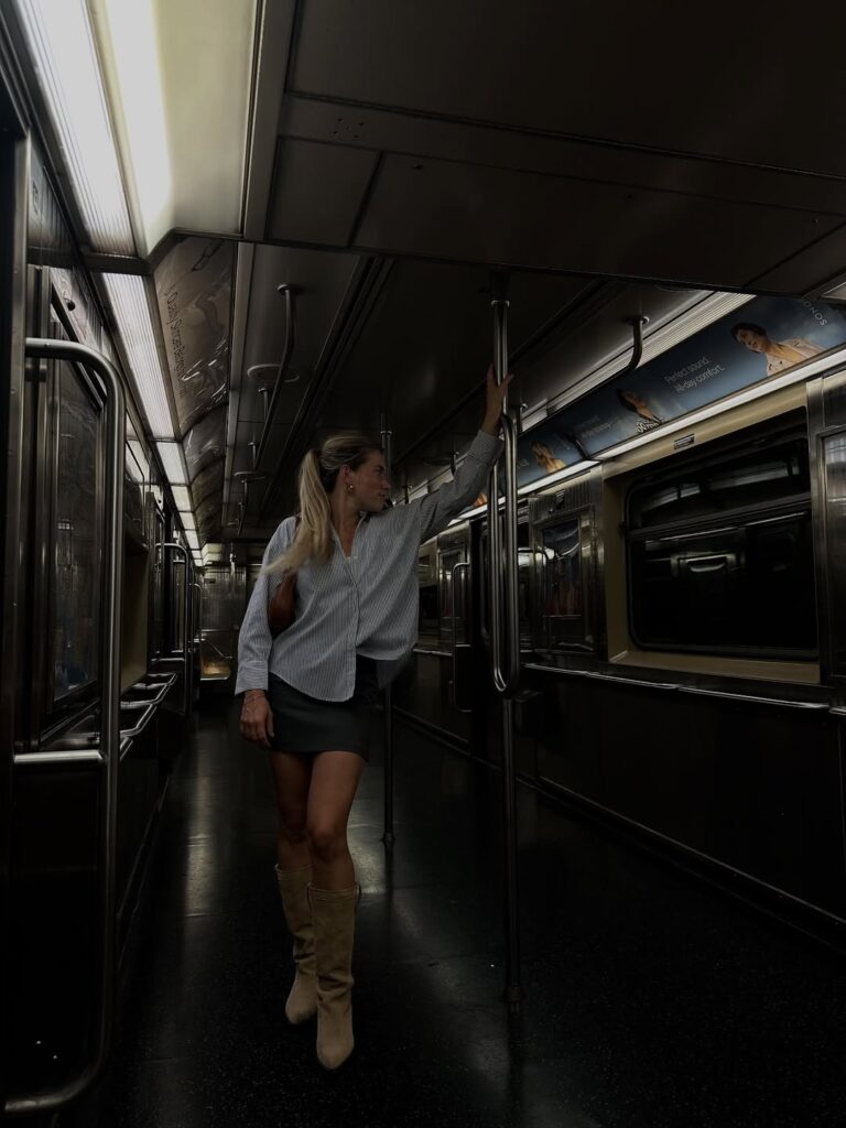 Subway Neutrals with Light Suede Boots