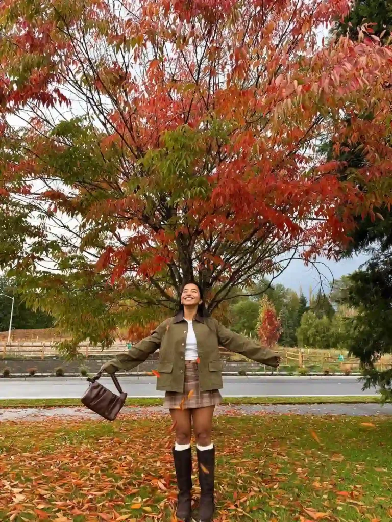 Autumn Plaids with Cozy Suede Boots