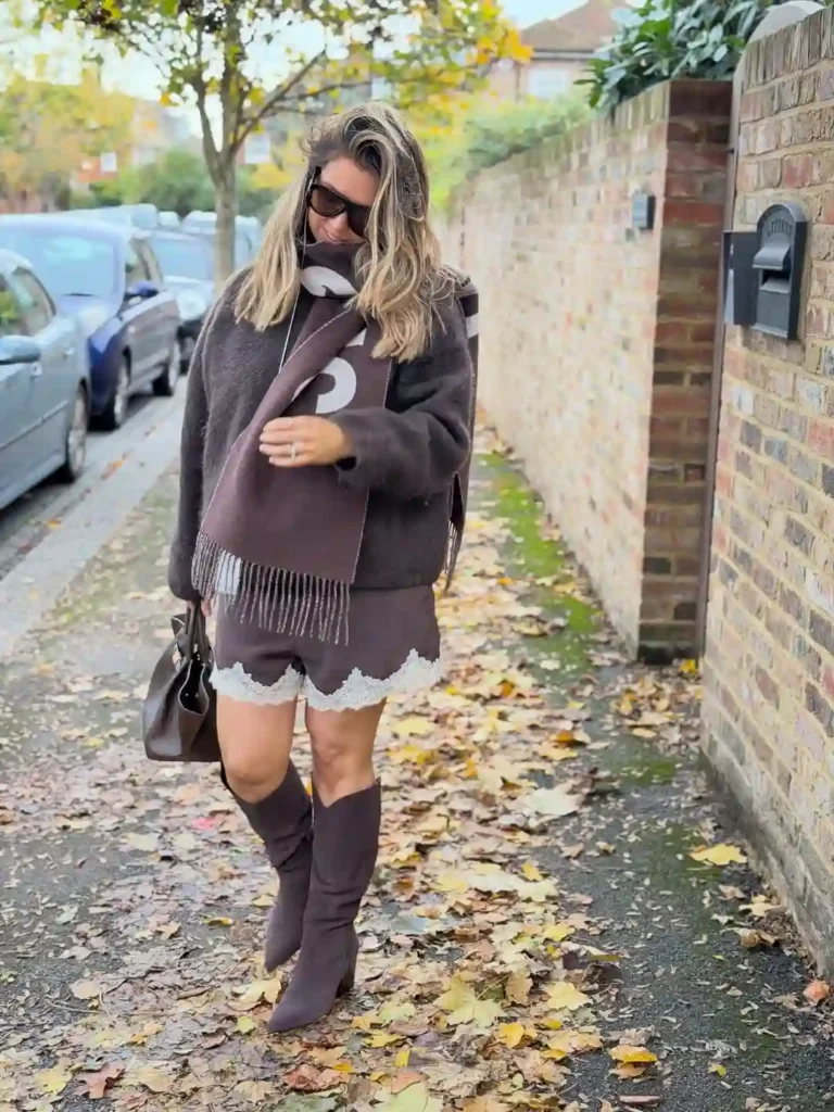 Cozy Suede Charm for a Fall Walk