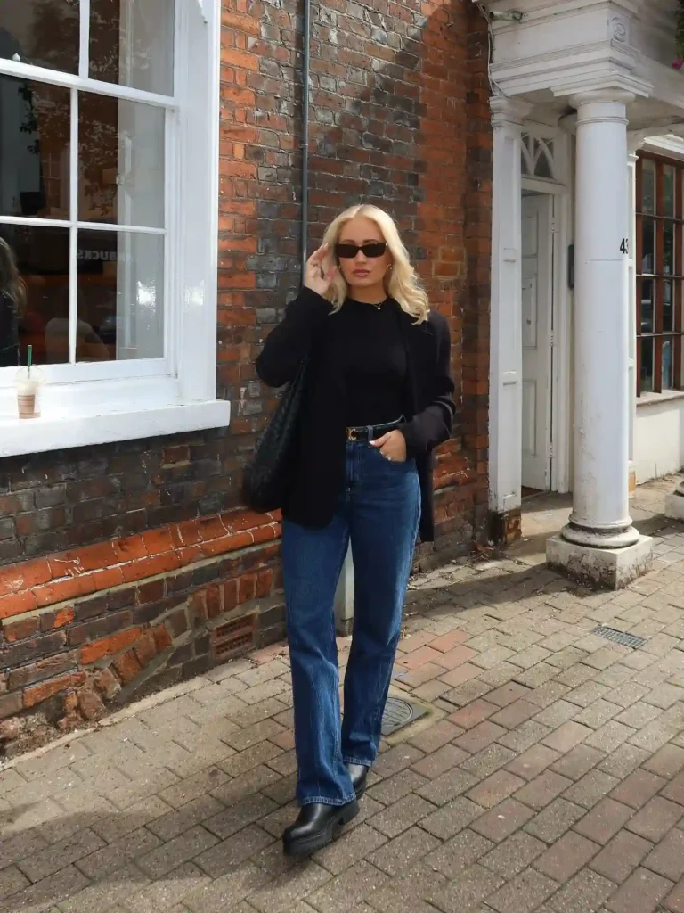 Chic Black Boots with Jeans