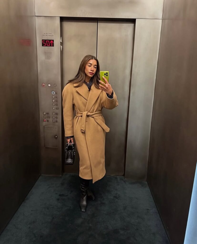 Classic Camel Coat Elegance