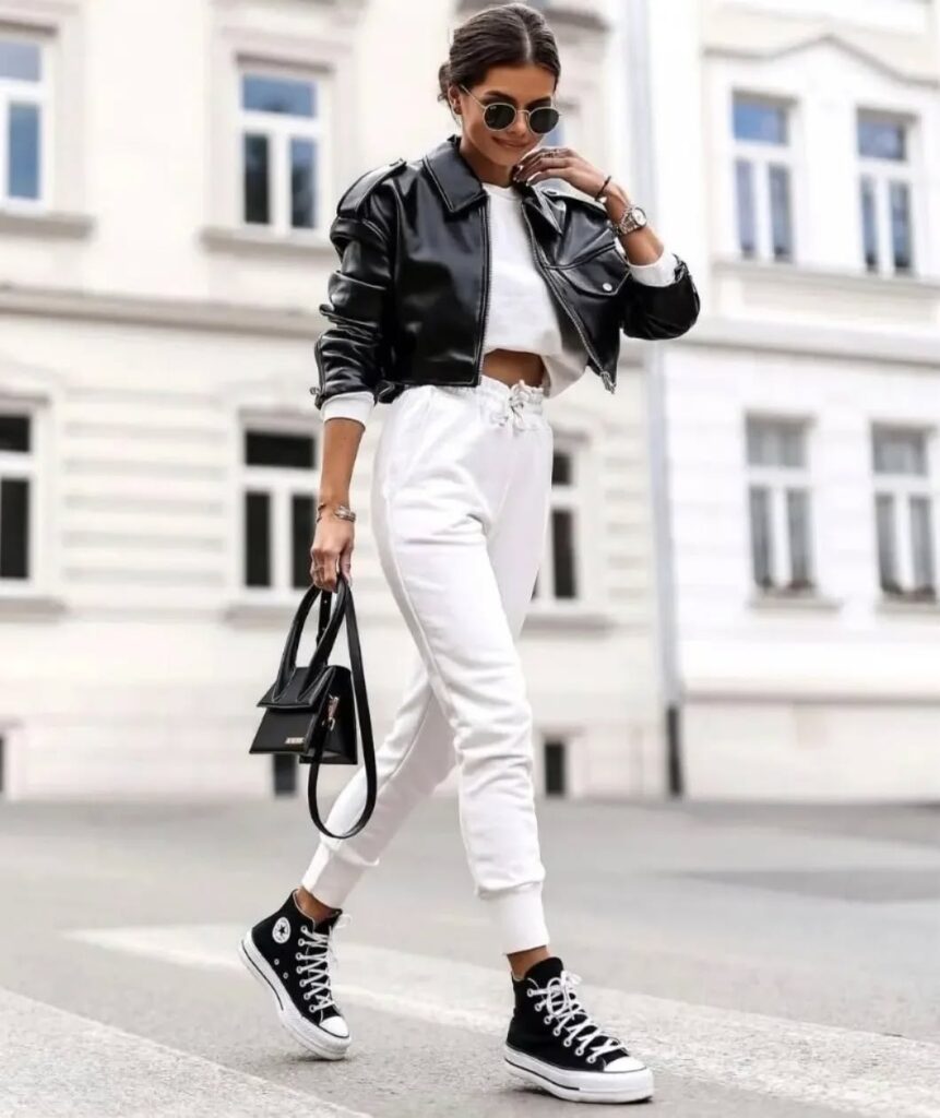 Sporty Street Chic with Converse