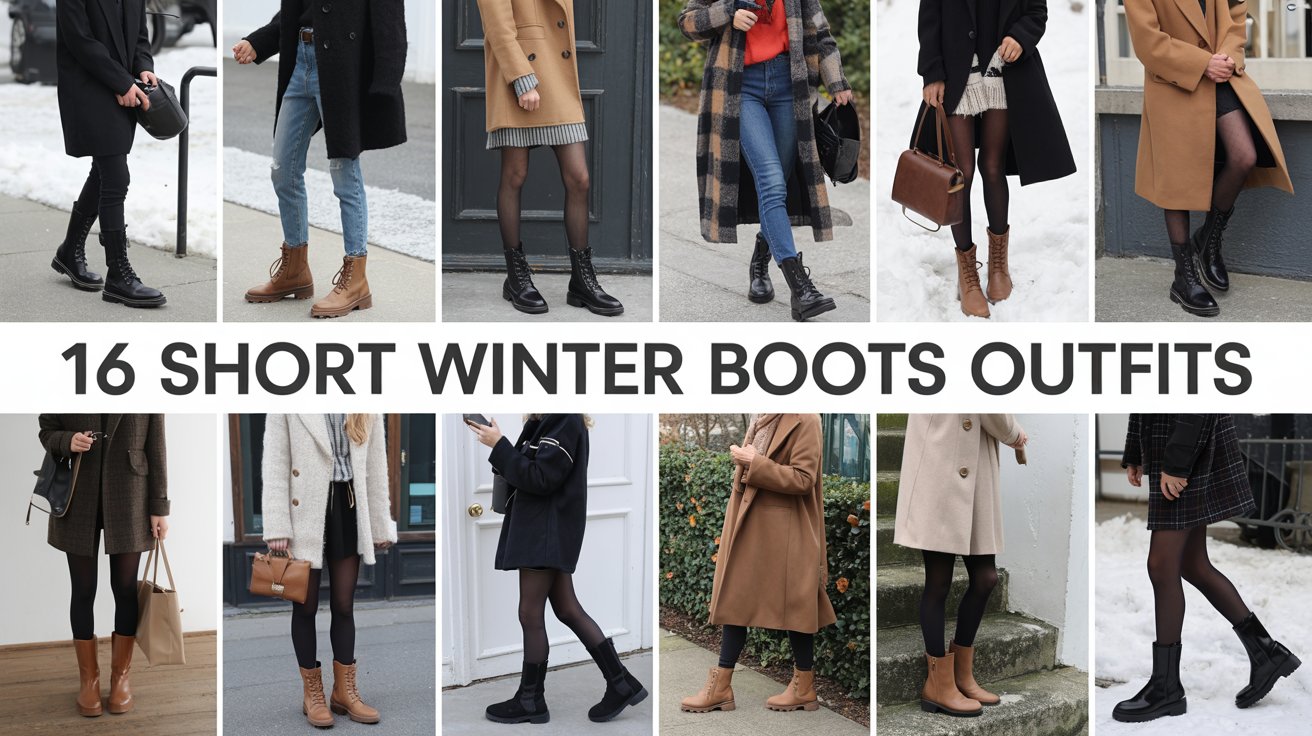 Short Winter Boots Outfits