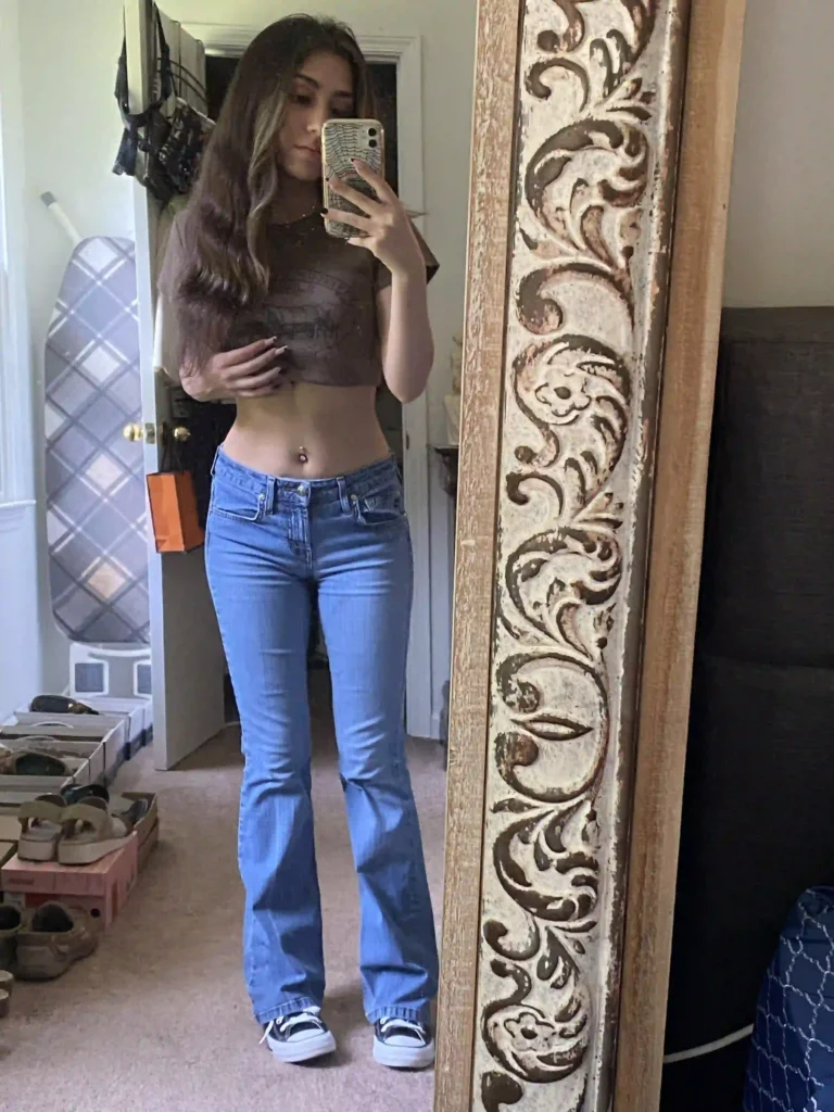 Confident Casual Edge with Bootcut Jeans & Converse