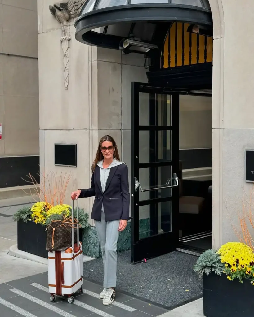 Smart Hotel Departure Style with Sneakers