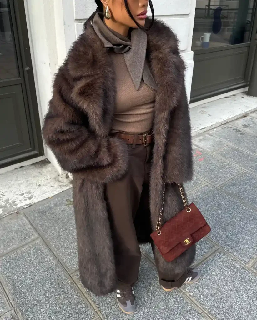 Luxe Winter Browns with Samba Sneakers