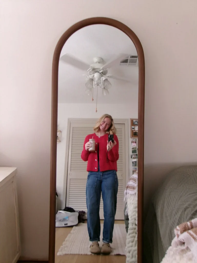 Cheerful Everyday Comfort with Barrel Jeans and Clogs